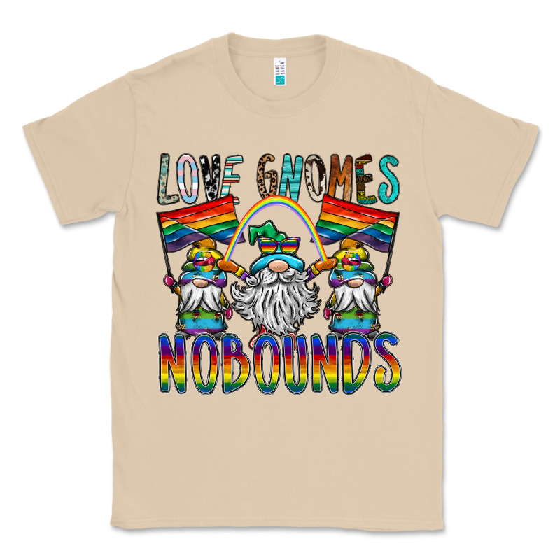 Love Gnomes Nobounds Classic Tee by SublimationCraftShop | Teevron