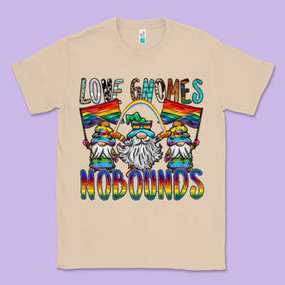 Love Gnomes Nobounds Classic Tee Designed By Sublimationcraftshop