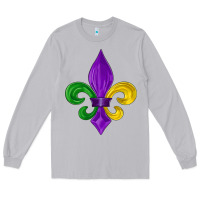 Moon Dust mardi gras fleur de lis Long Sleeve Tee - LillyAllenDesigns