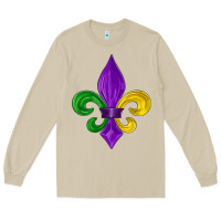 Mushroom mardi gras fleur de lis Long Sleeve Tee - LillyAllenDesigns