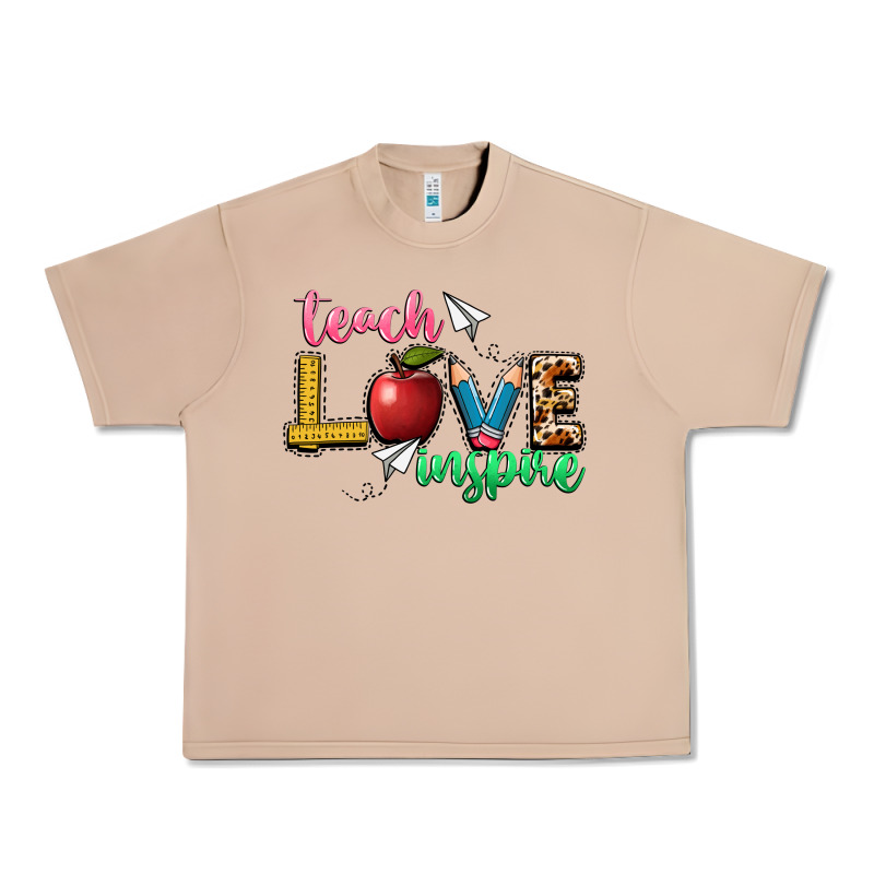 Teach Love Inspire Urban Heavy Tee by NancyCooperArtShop | Teevron