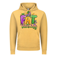Vintage Mustard fat tuesday Vintage Hoodie - MaliasSmallBusiness