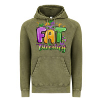 Vintage Olive fat tuesday Vintage Hoodie - MaliasSmallBusiness