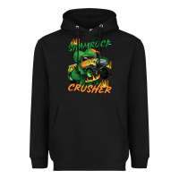 Black Shamrock crusher St. Patrick's Day Heavyweight Hoodie - CowGirlArtShop