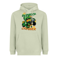 Matcha Shamrock crusher St. Patrick's Day Heavyweight Hoodie - CowGirlArtShop
