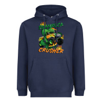 Navy Shamrock crusher St. Patrick's Day Heavyweight Hoodie - CowGirlArtShop