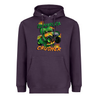 Plum Shamrock crusher St. Patrick's Day Heavyweight Hoodie - CowGirlArtShop
