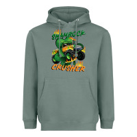 Sage Shamrock crusher St. Patrick's Day Heavyweight Hoodie - CowGirlArtShop