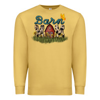 Antique Gold Barn mom sunflower mother's day Premium Sweatshirt - HowdyJamesFarm