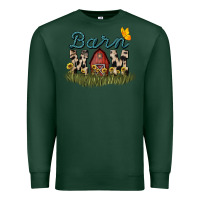 Sports Green Barn mom sunflower mother's day Premium Sweatshirt - HowdyJamesFarm