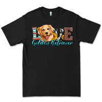 Black love golden retriever Premium Tee - Artiststas