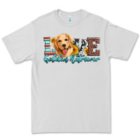 Dove Grey love golden retriever Premium Tee - Artiststas