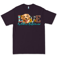 Plum love golden retriever Premium Tee - Artiststas
