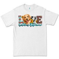 White love golden retriever Premium Tee - Artiststas