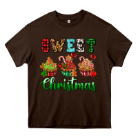 Chocolate Brown sweet Christmas with cupcake Heavy Core Tee - AdoDesignShop
