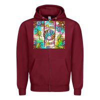 Burgundy Shell yeah Zipper Hoodie - TumblerDesignByShophia