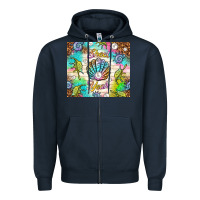 Navy Shell yeah Zipper Hoodie - TumblerDesignByShophia