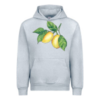 Heather Grey lemons Urban Hoodie - BundleAndBundleShop