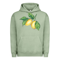Pigment Oil Green lemons Urban Hoodie - BundleAndBundleShop