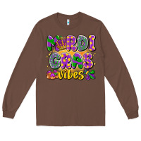 Chestnut mardi gras vibes Long Sleeve Tee - LillyAllenDesigns