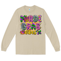 Mushroom mardi gras vibes Long Sleeve Tee - LillyAllenDesigns