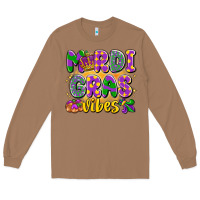 Toasted Coconut mardi gras vibes Long Sleeve Tee - LillyAllenDesigns