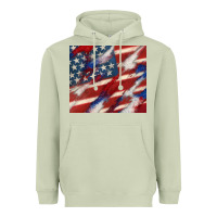 Matcha American flag glitter 4th of july Heavyweight Hoodie - CowGirlArtShop