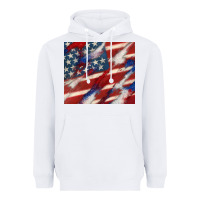 White American flag glitter 4th of july Heavyweight Hoodie - CowGirlArtShop