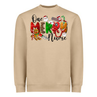 Mushroom One Merry Nurse Heavyweight Sweatshirt - LillyAllenDesigns