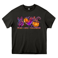 Asphalt peace love halloween Heavy Core Tee - AdoDesignShop