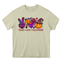 Mossy peace love halloween Heavy Core Tee - AdoDesignShop