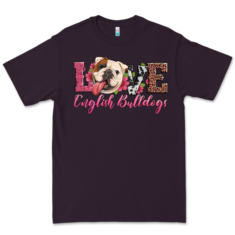 Love English Bulldogs Premium Tee by Artiststas | Teevron