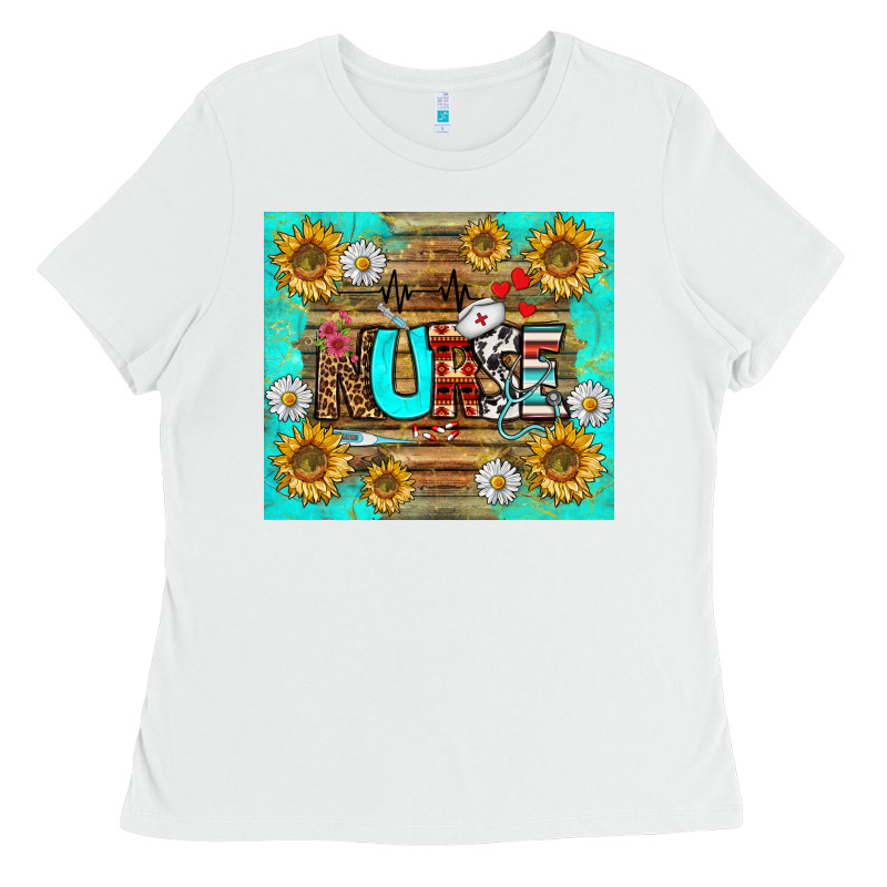 Sunflower And Daisy Nurse Tumbler Ladies Tee by BundleAndBundleShop | Teevron