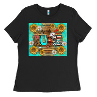 Black sunflower and daisy nurse tumbler Ladies Tee - BundleAndBundleShop