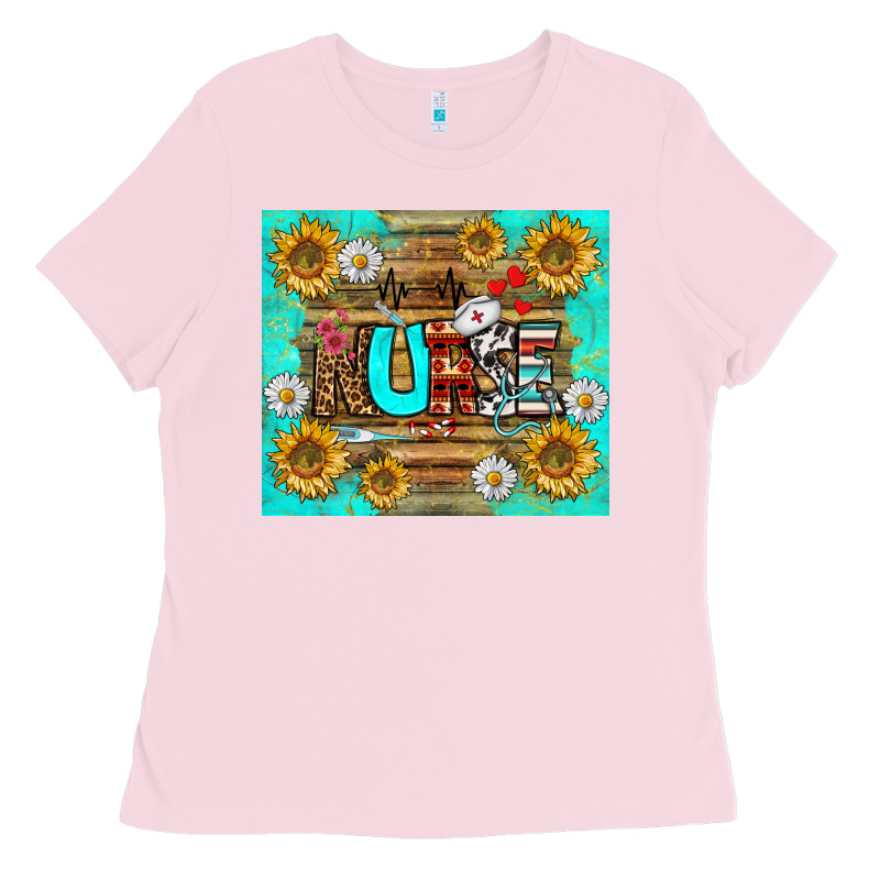 Sunflower And Daisy Nurse Tumbler Ladies Tee by BundleAndBundleShop | Teevron