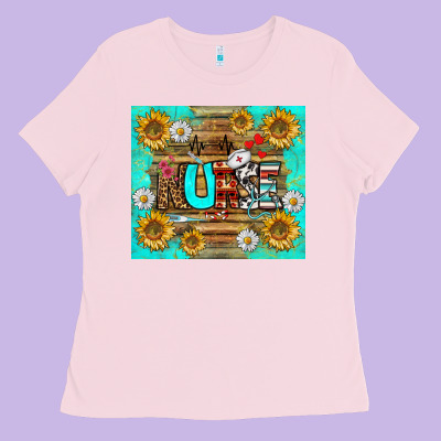 Sunflower And Daisy Nurse Tumbler Ladies Tee Designed By Bundleandbundleshop