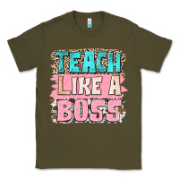 Army Green teach like a boss Classic Tee - NancyCooperArtShop