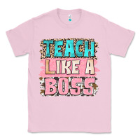 Bubblegum Pink teach like a boss Classic Tee - NancyCooperArtShop