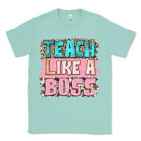 Seafoam teach like a boss Classic Tee - NancyCooperArtShop