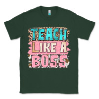 Sports Green teach like a boss Classic Tee - NancyCooperArtShop