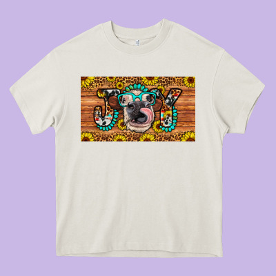Joy Sippy Cup Heavy Core Tee Designed By Artiststas