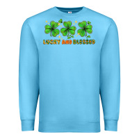 Ocean Blue St. Patrick's Day lucky and blessed Premium Sweatshirt - HowdyJamesFarm