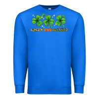 True Royal St. Patrick's Day lucky and blessed Premium Sweatshirt - HowdyJamesFarm