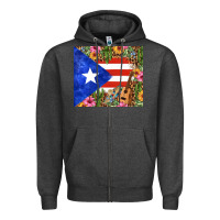 Charcoal Heather mexico and puerto rico tumbler tbs Zipper Hoodie - TumblerDesignByShophia