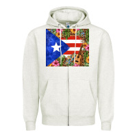 Oatmeal Heather mexico and puerto rico tumbler tbs Zipper Hoodie - TumblerDesignByShophia