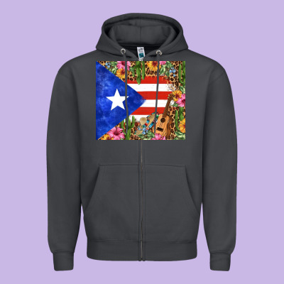 Mexico And Puerto Rico Tumbler Tbs Zipper Hoodie Designed By Tumblerdesignbyshophia