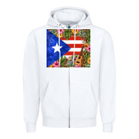 White mexico and puerto rico tumbler tbs Zipper Hoodie - TumblerDesignByShophia