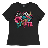 Black pta physical therapy assistant hearts Ladies Tee - Jasminsmagicworld