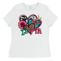 White pta physical therapy assistant hearts Ladies Tee - Jasminsmagicworld