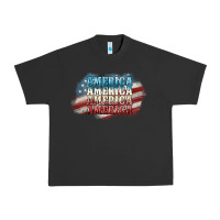 Pigment Black America america Urban Heavy Tee - NancyCooperArtShop